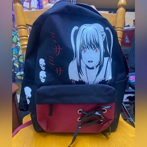 Bioworld Death Note Misa Amane Black and Red Backpack